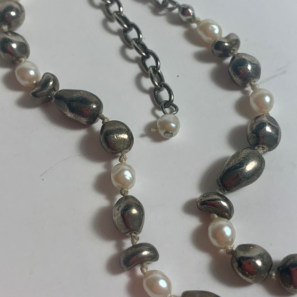 Lot of 6 Smoky Grey & Dusty Purple Mix & Match Glass, Stone, Shell Necklaces - Picture 11 of 15